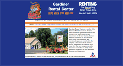 Desktop Screenshot of gardinerrental.com